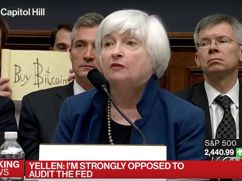 janet yellen bitcoin