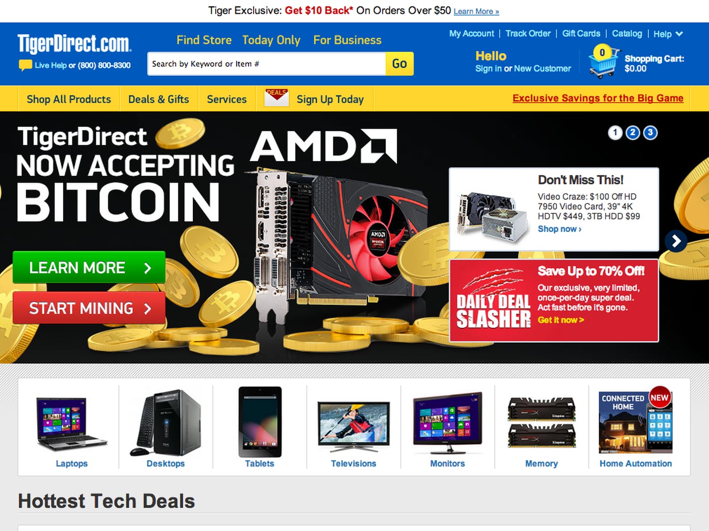 tigerdirect bitcoin